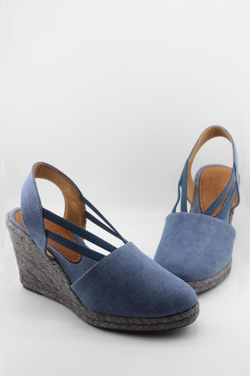 Paseart Espadrille Slingback Wedge Sandals